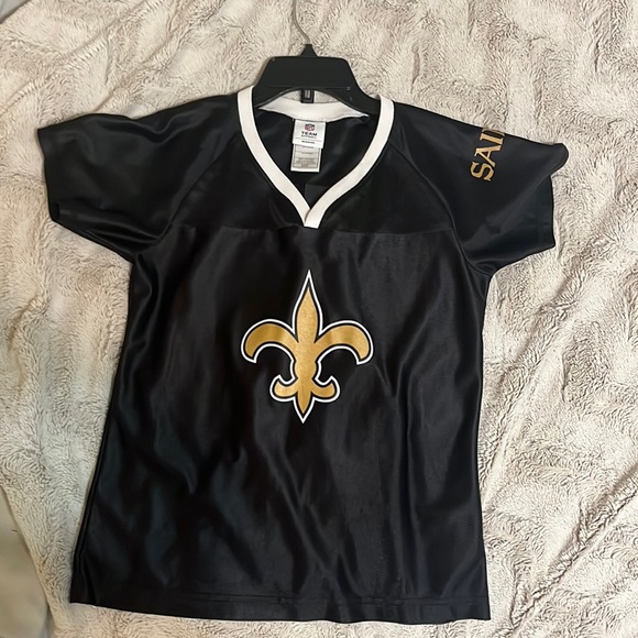 Black & Gold Reggie Bush Saints Jersey - Picture 1 of 4